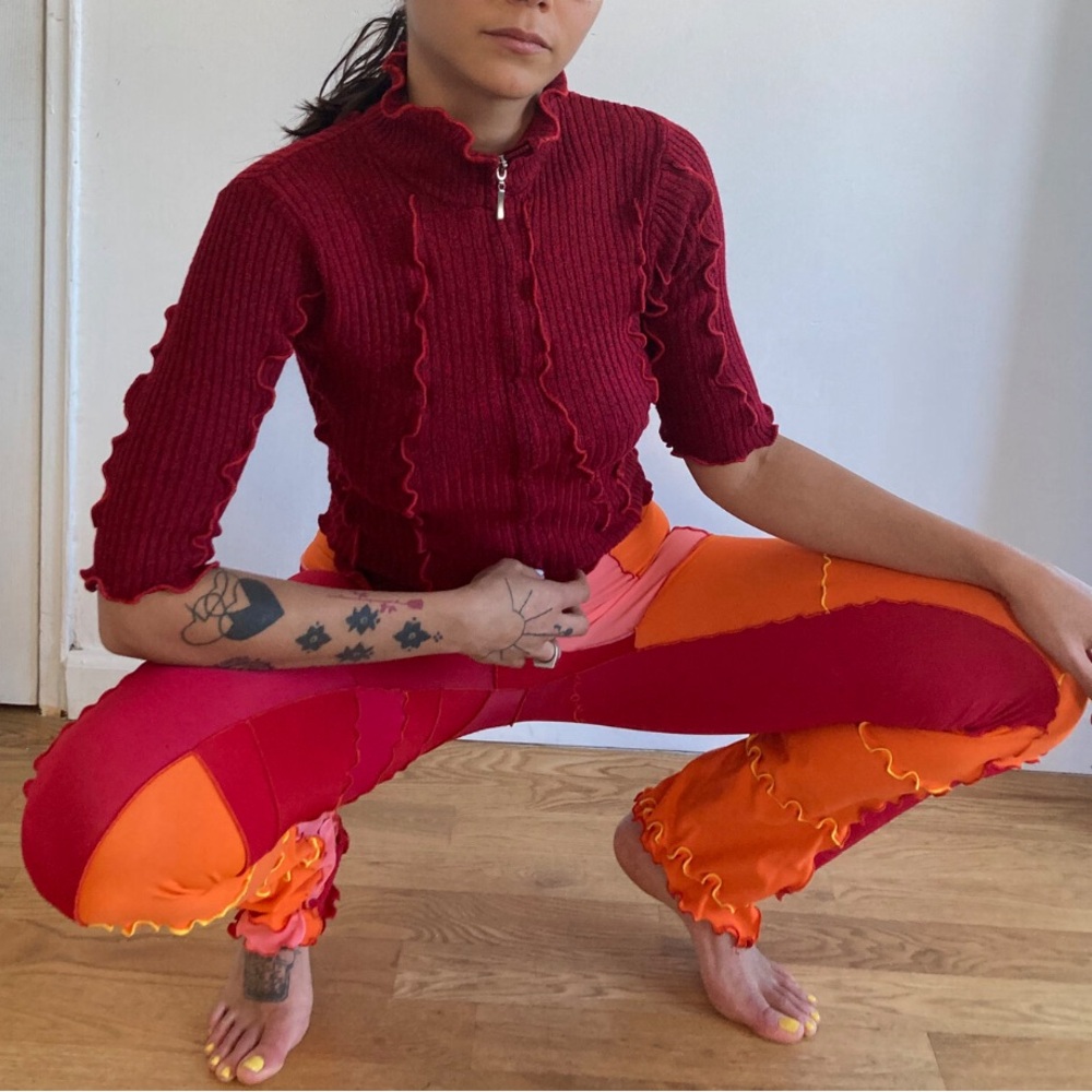 Sherri’s NY patchwork pants (RED)